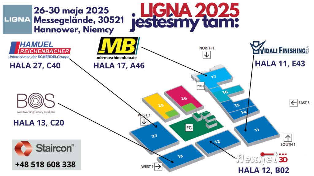 Ligna 2025 mapa